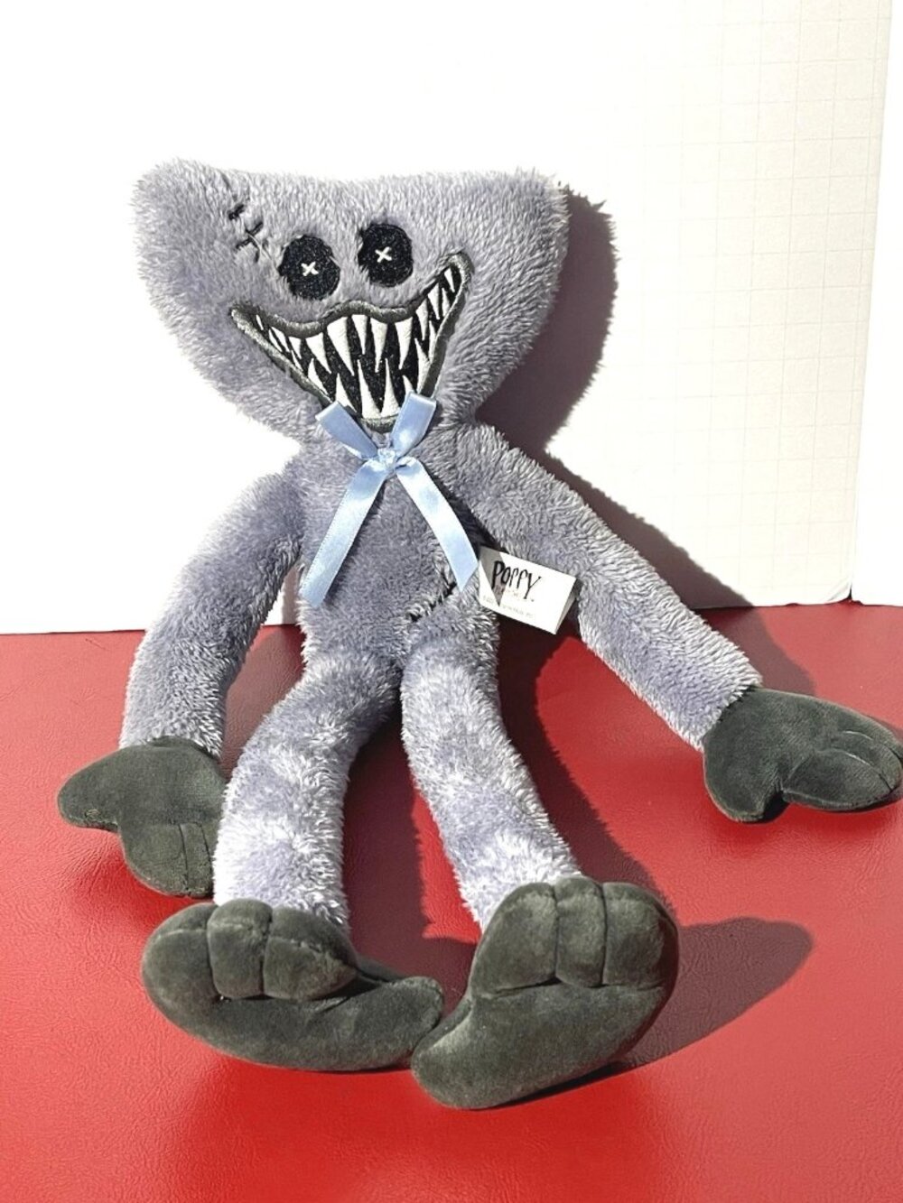 Poppy Playtime Special Grey Huggy Wuggy 15" Plush Toy Rare 2022 EUC